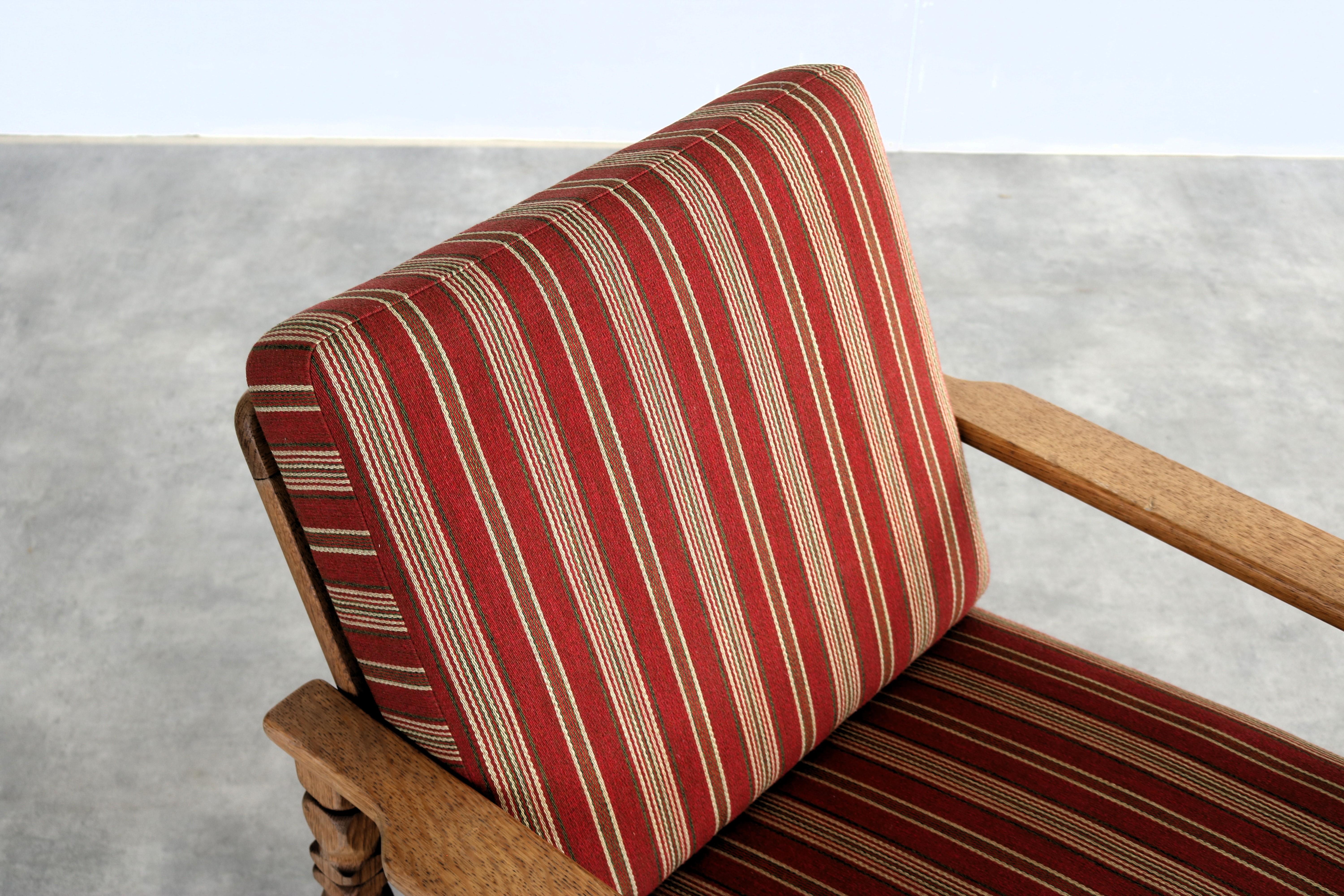 brutalist easy chair  vintage armchair  1960s  oak For Sale 1
