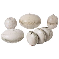 Brutalist Elegance: 5 Sculptural Mid-Century Ceramic Forms by Evelyn E. Anderson