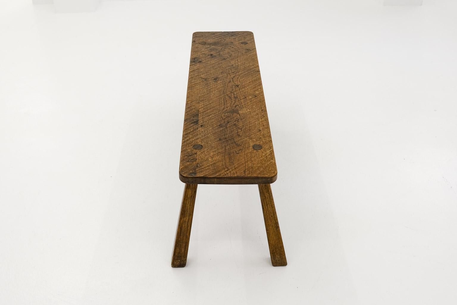 XX secolo Panca agricola brutalista ed elegante, Francia