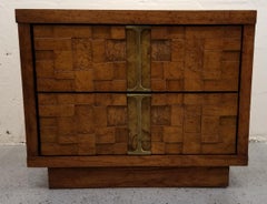 Brutalist End Table or Nightstand