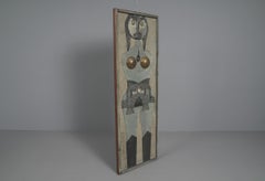 Brutalist Erotic 3D Wall Picture in Metal from the Artist F. Michel, 1973