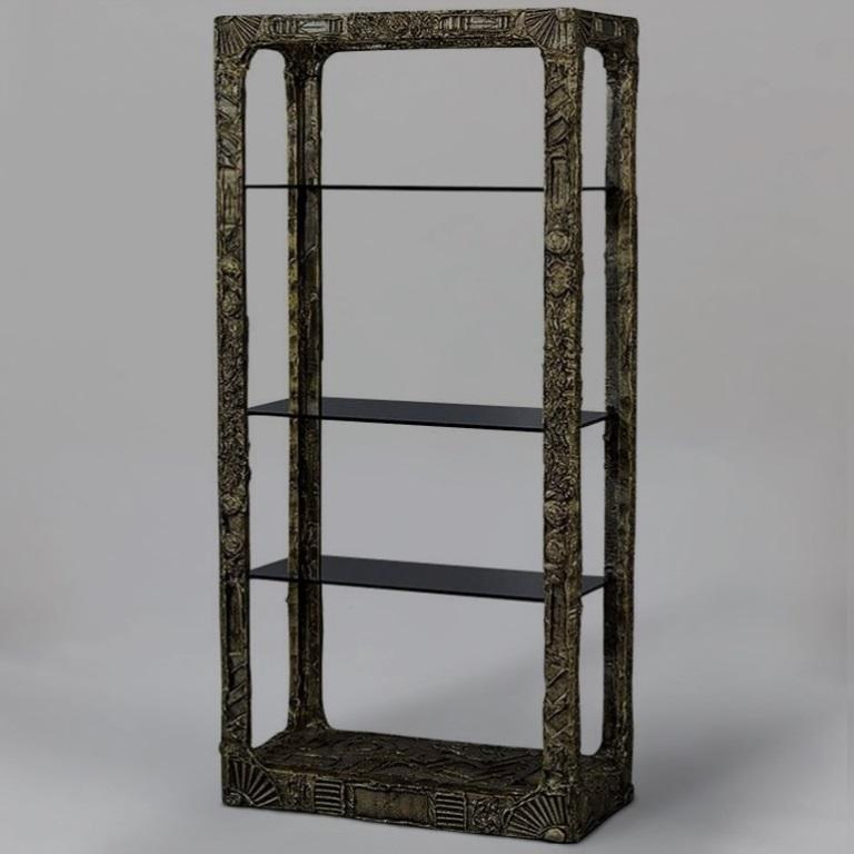 American Brutalist Étagère by Adrian Pearsall c. 1960 For Sale