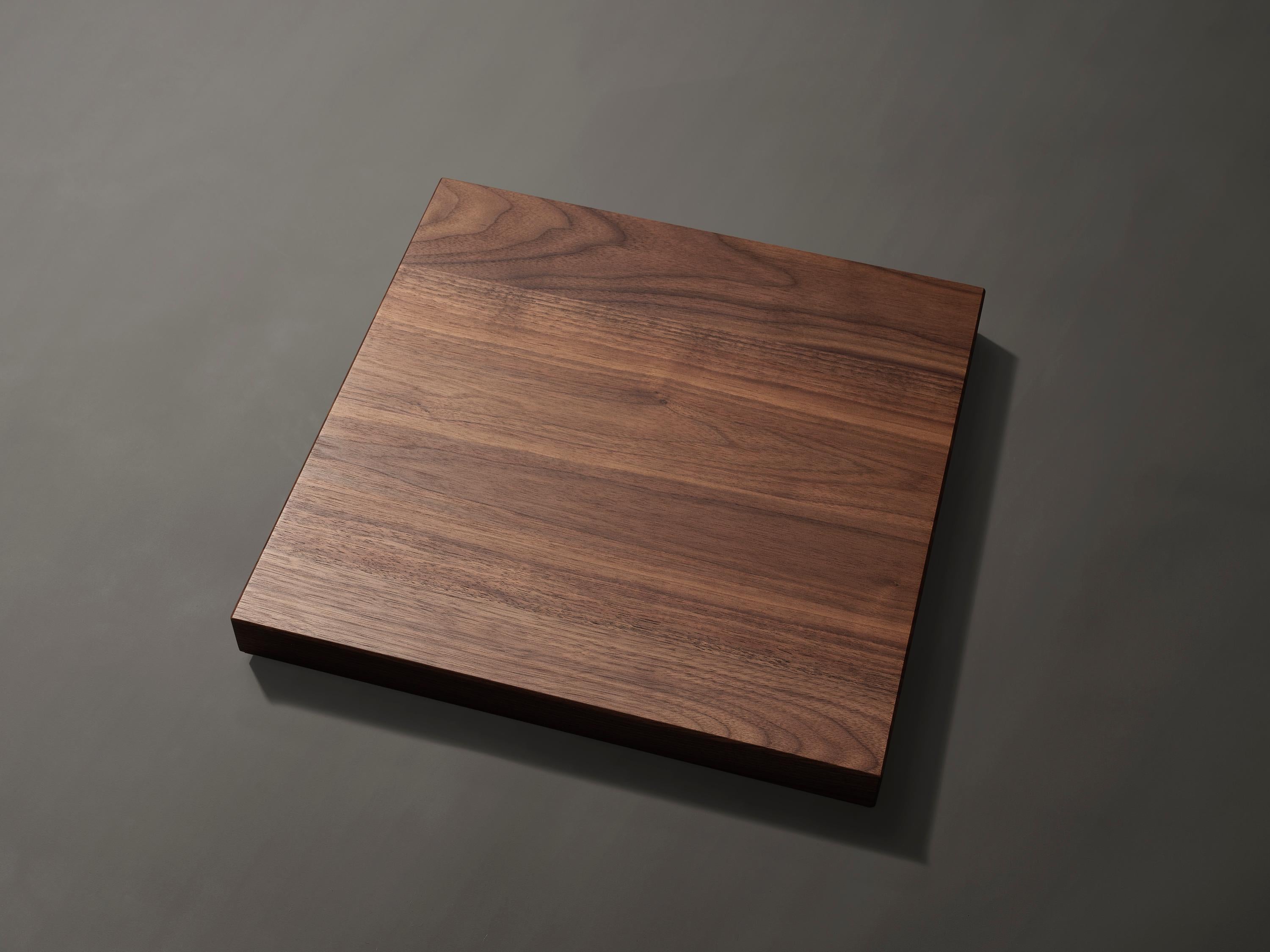 Contemporary Brutalist European Warm Brown Oak Console - Fenestra by Mokko For Sale