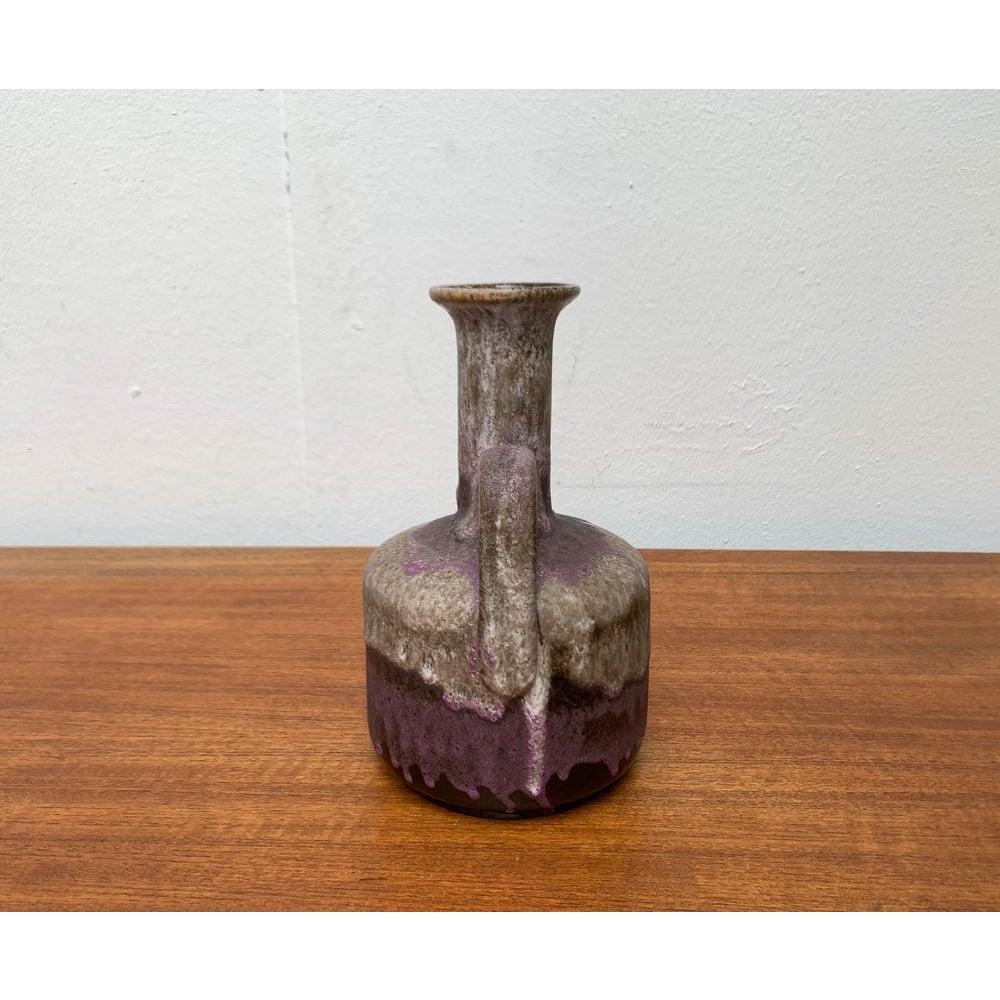 Brutalist Fat Lava Pottery Vase from Ruscha, West Germany, 1960s In Excellent Condition For Sale In Hamburg, DE