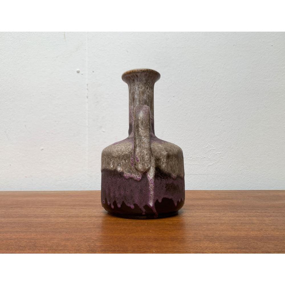 Ceramic Brutalist Fat Lava Pottery Vase from Ruscha, West Germany, 1960s For Sale