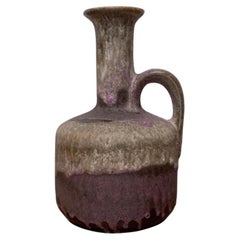 Brutalist Fat Lava Pottery Vase from Ruscha, West Germany, 1960s
