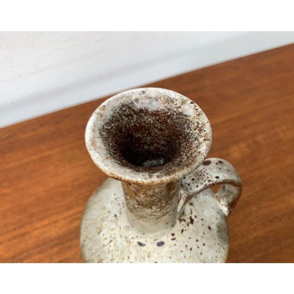 Brutalist Fat Lava Pottery Vase, West Germany, 1960s For Sale 6