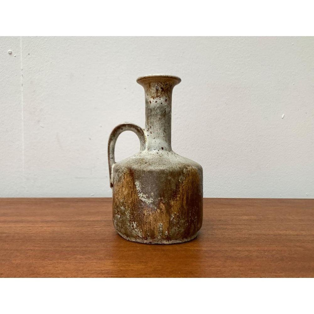 Brutalist Fat Lava Pottery Vase, West Germany, 1960s For Sale 7