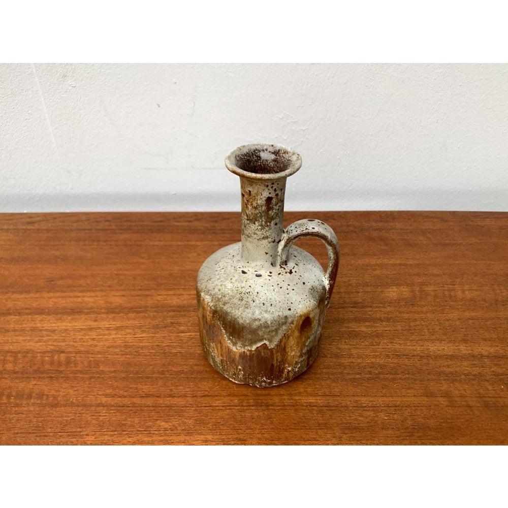 Brutalist Fat Lava Pottery Vase, West Germany, 1960s In Excellent Condition For Sale In Hamburg, DE