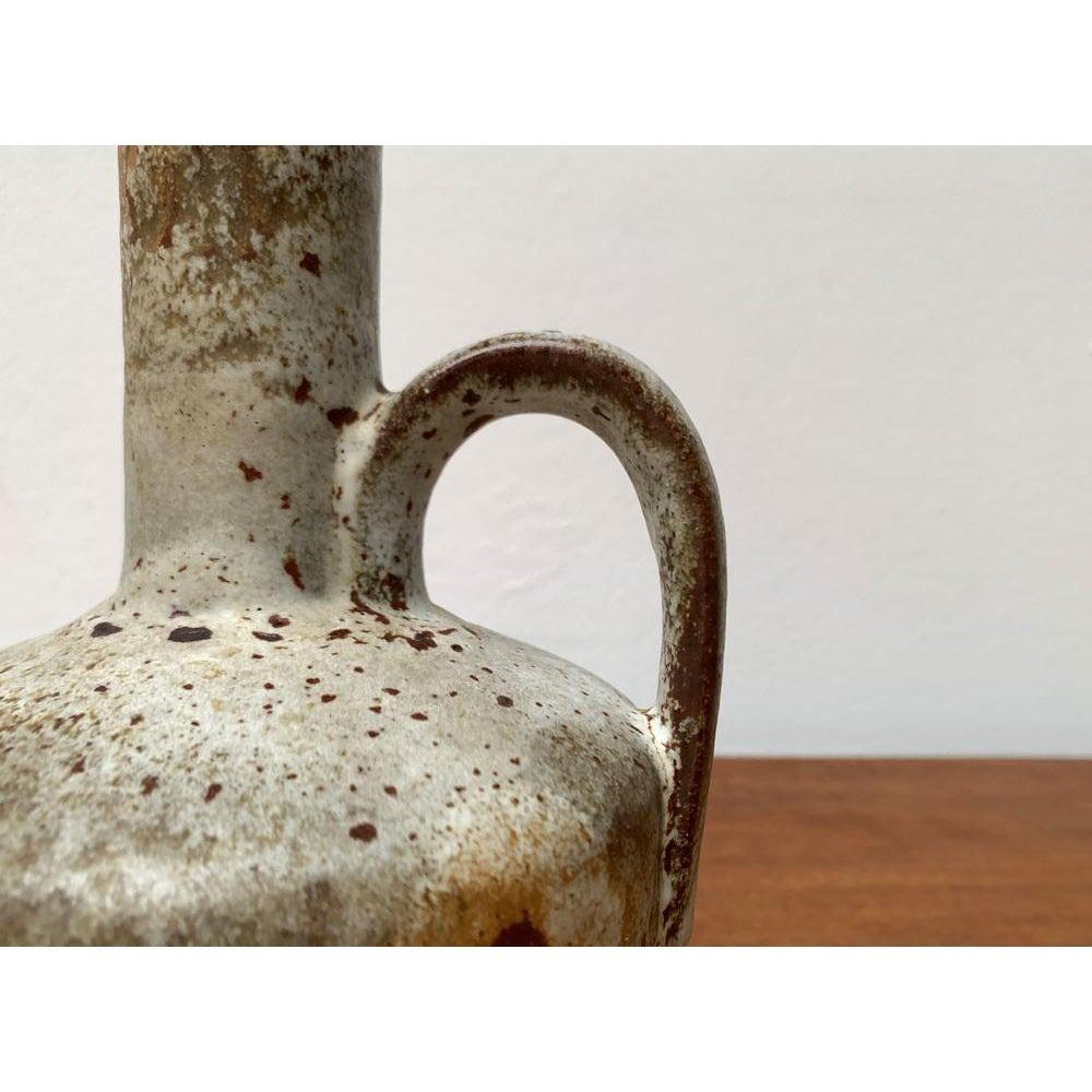 20th Century Brutalist Fat Lava Pottery Vase, West Germany, 1960s For Sale