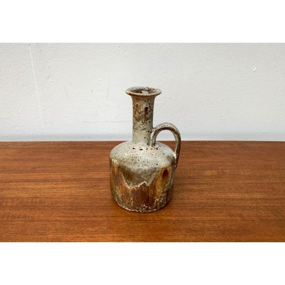 Brutalist Fat Lava Pottery Vase, West Germany, 1960s For Sale 1