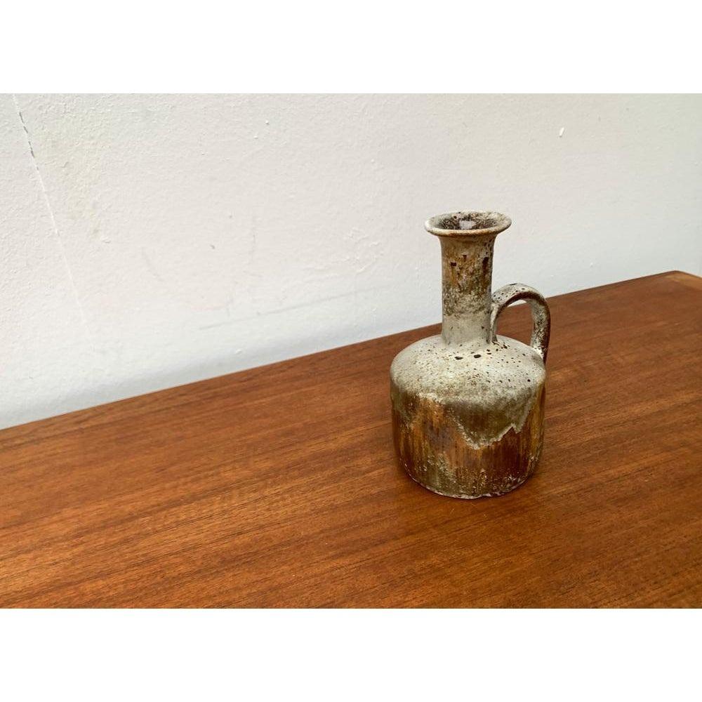 Brutalist Fat Lava Pottery Vase, West Germany, 1960s For Sale 3