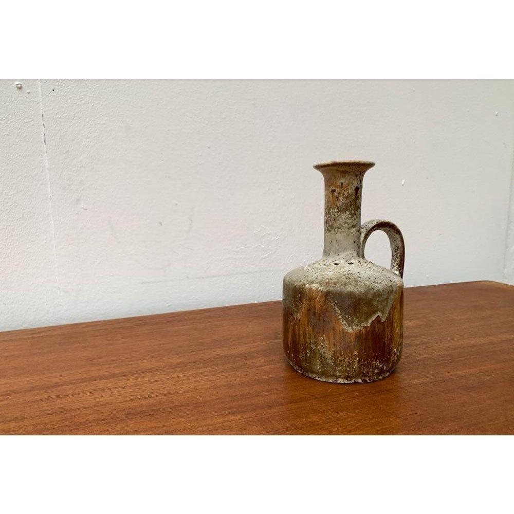 Brutalist Fat Lava Pottery Vase, West Germany, 1960s For Sale 4