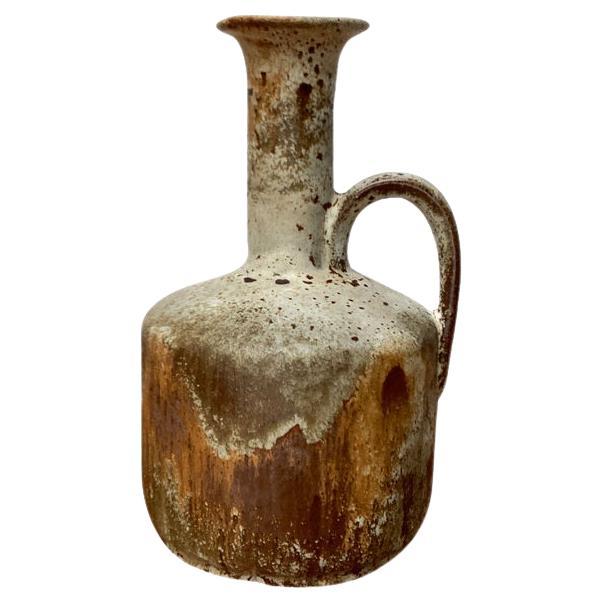 Vase brutaliste en poterie de lave grasse, Allemagne de l'Ouest, années 1960