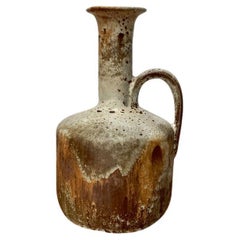 Brutalist Fat Lava Pottery Vase, West Germany, 1960s