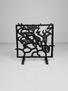 Brutalistischer Kaminschirm von Olle Hermansson, Husqvarna, Schweden, 1960er Jahre