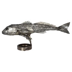 Brutalist Fish Sculpture