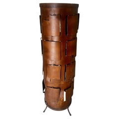 Brutalist Floor Handmade Lamp, Circa 1960