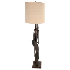 Brutalist Floor Lamp by Harry Balmer for Laurel