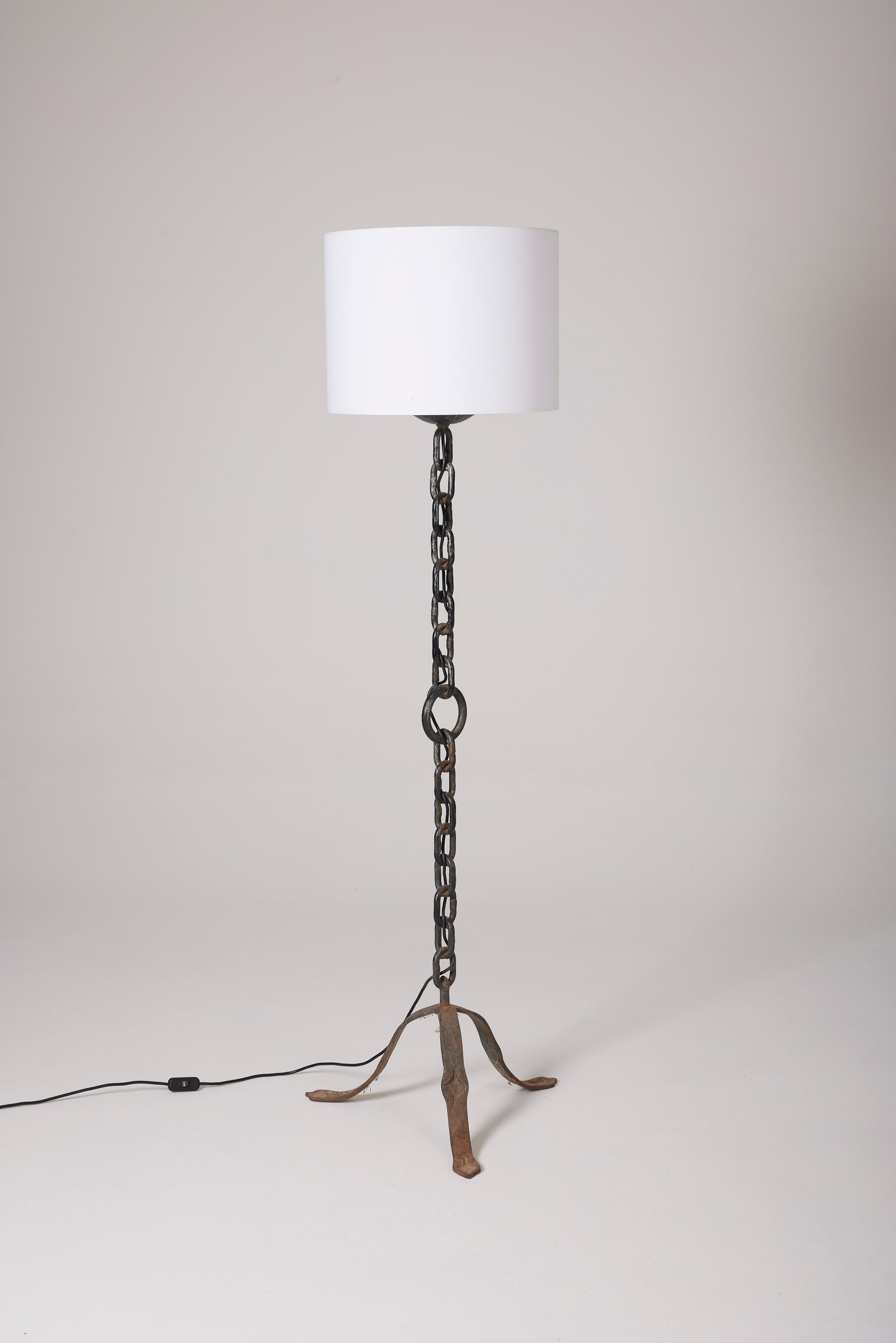 20th Century Brutalist floor lamp