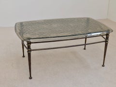 brutalist forged table in the style of Lothar Klute