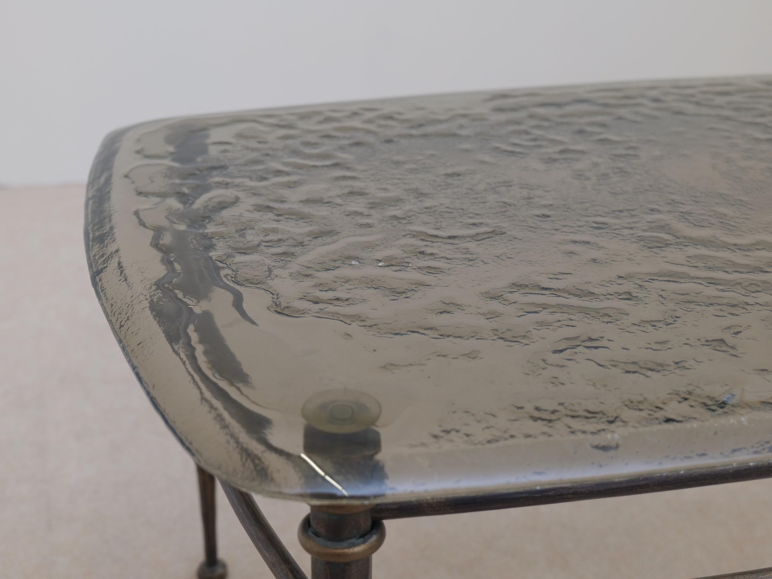 mesa de forja brutalista al estilo de Lothar Klute Brutalista en venta
