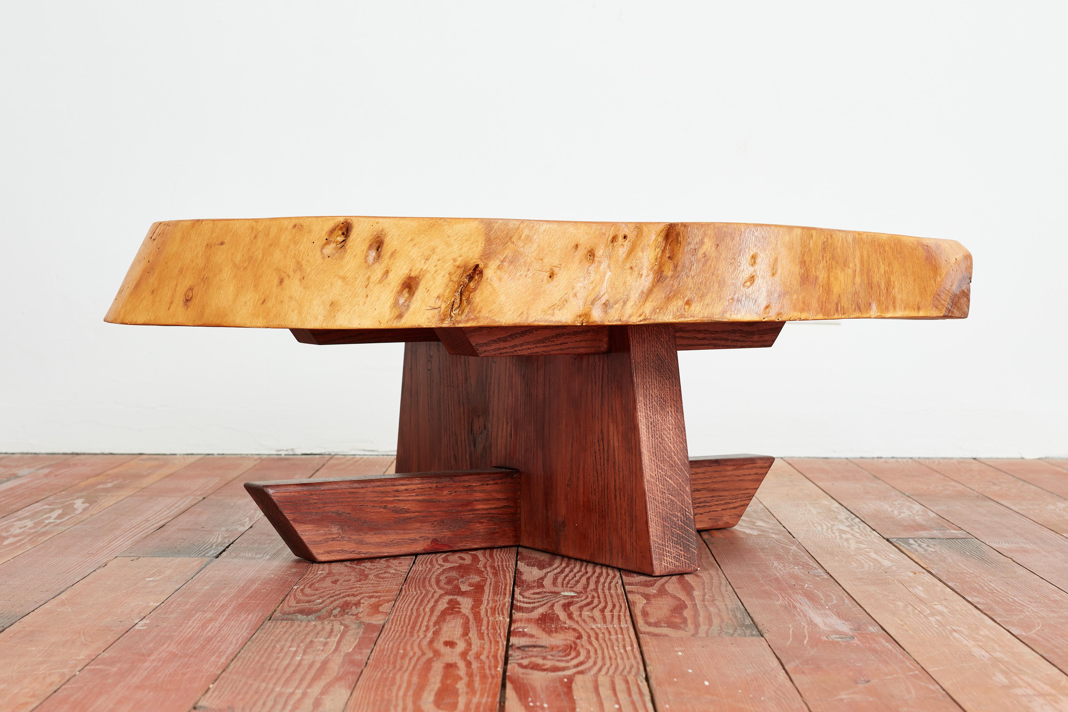 French Brutalist Freeform Coffee Table
