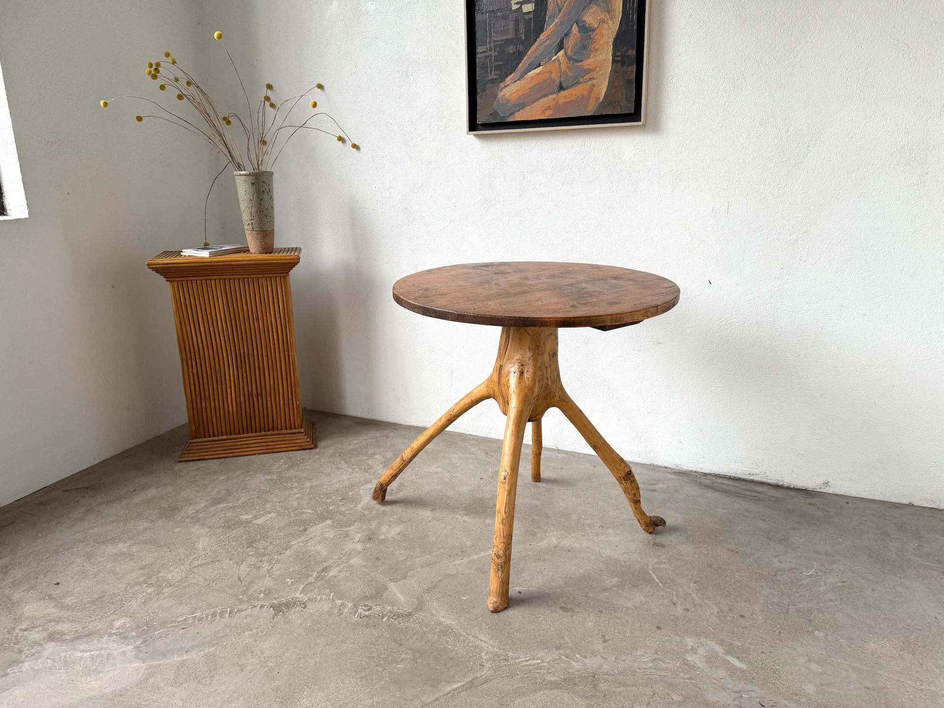 Table d'art populaire français brutaliste, années 1950. en vente 7