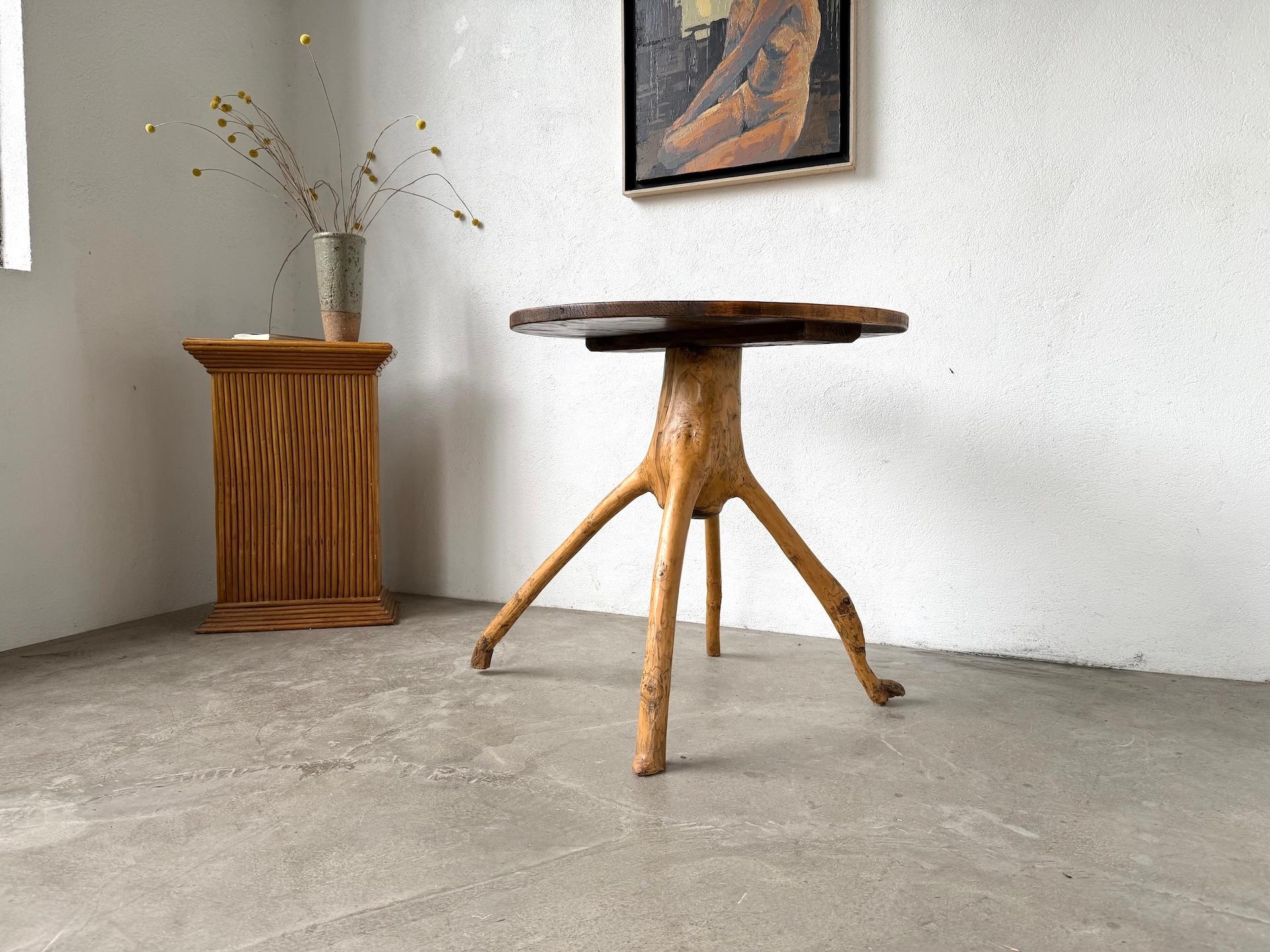 Table d'art populaire français brutaliste, années 1950. en vente 8