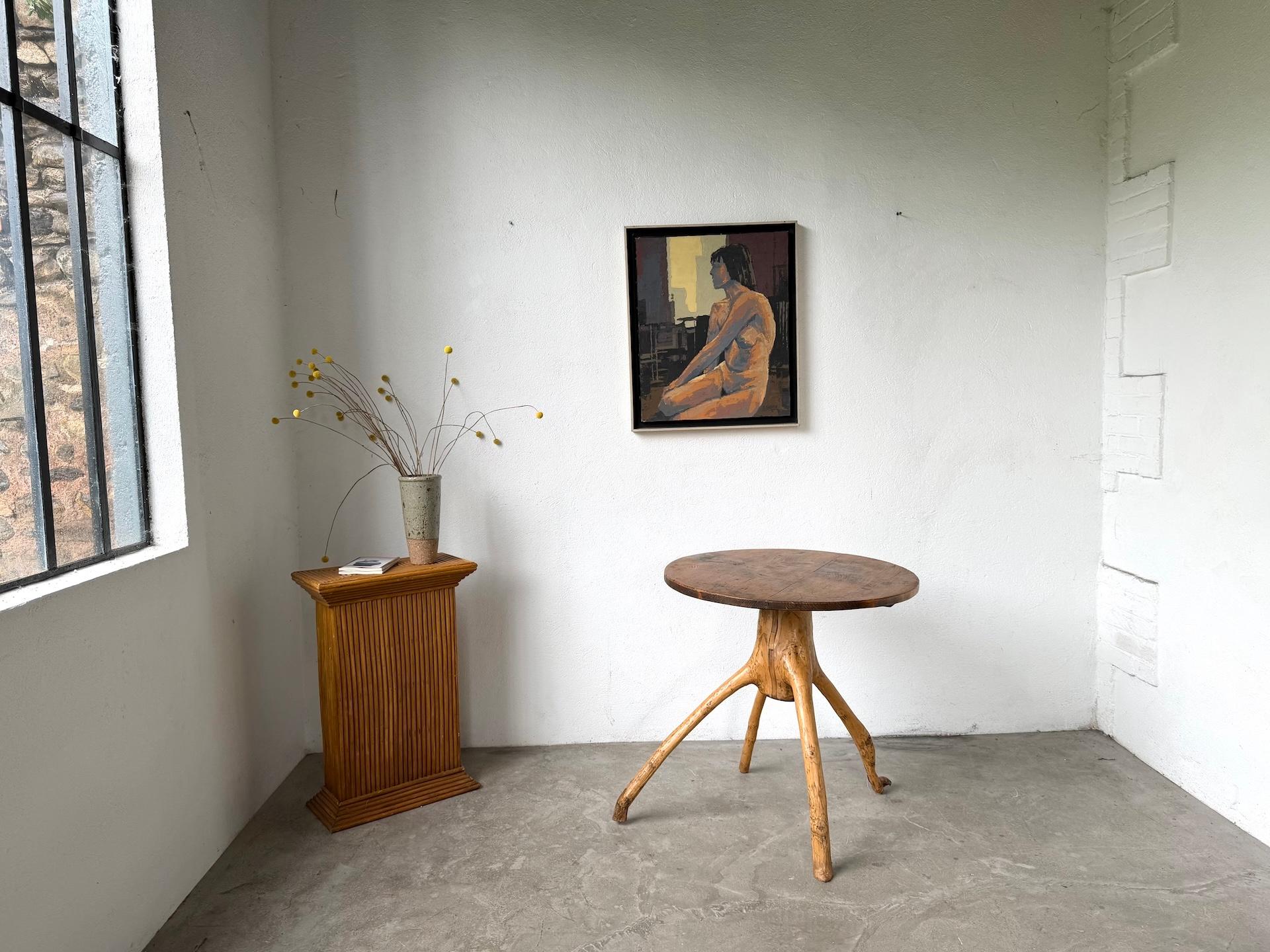 Table d'art populaire français brutaliste, années 1950. en vente 11