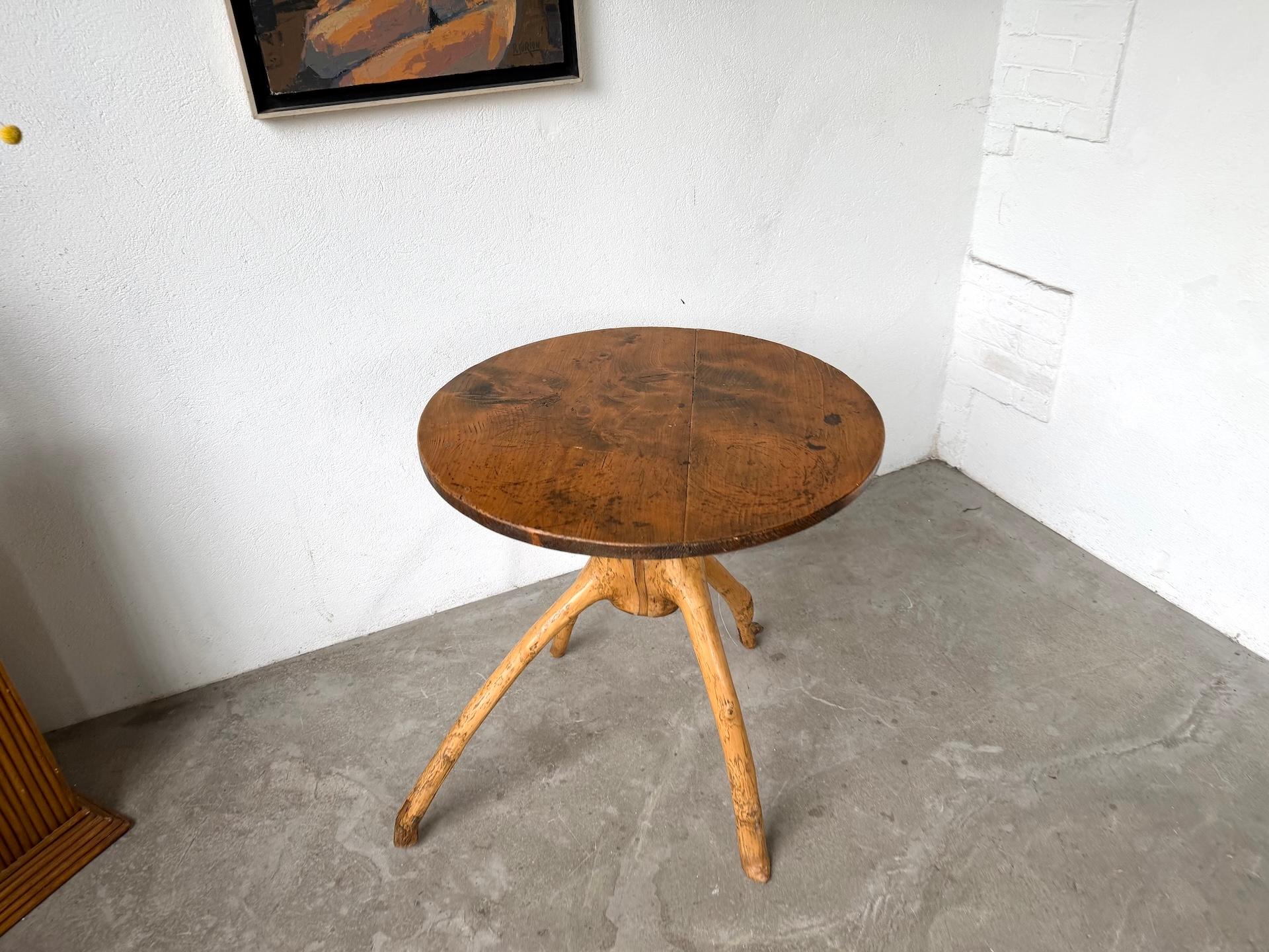 Table d'art populaire français brutaliste, années 1950. en vente 12