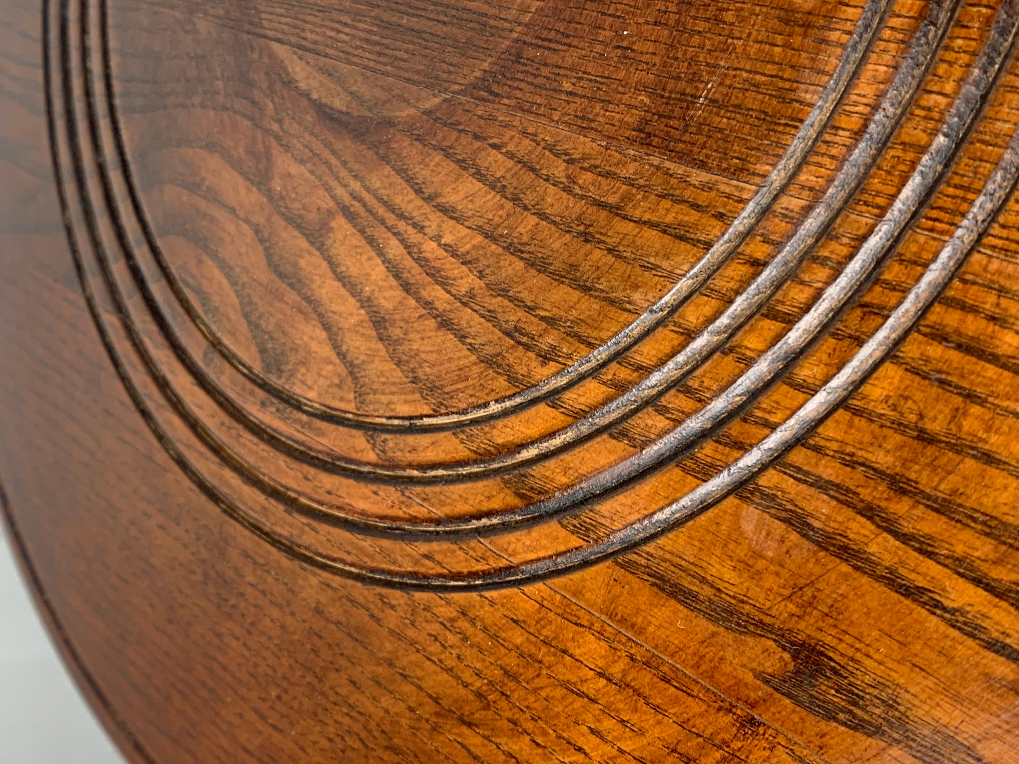 Tavolino da pressa per vino brutalista francese in Wood Wood tornito, anni '50 in vendita 8