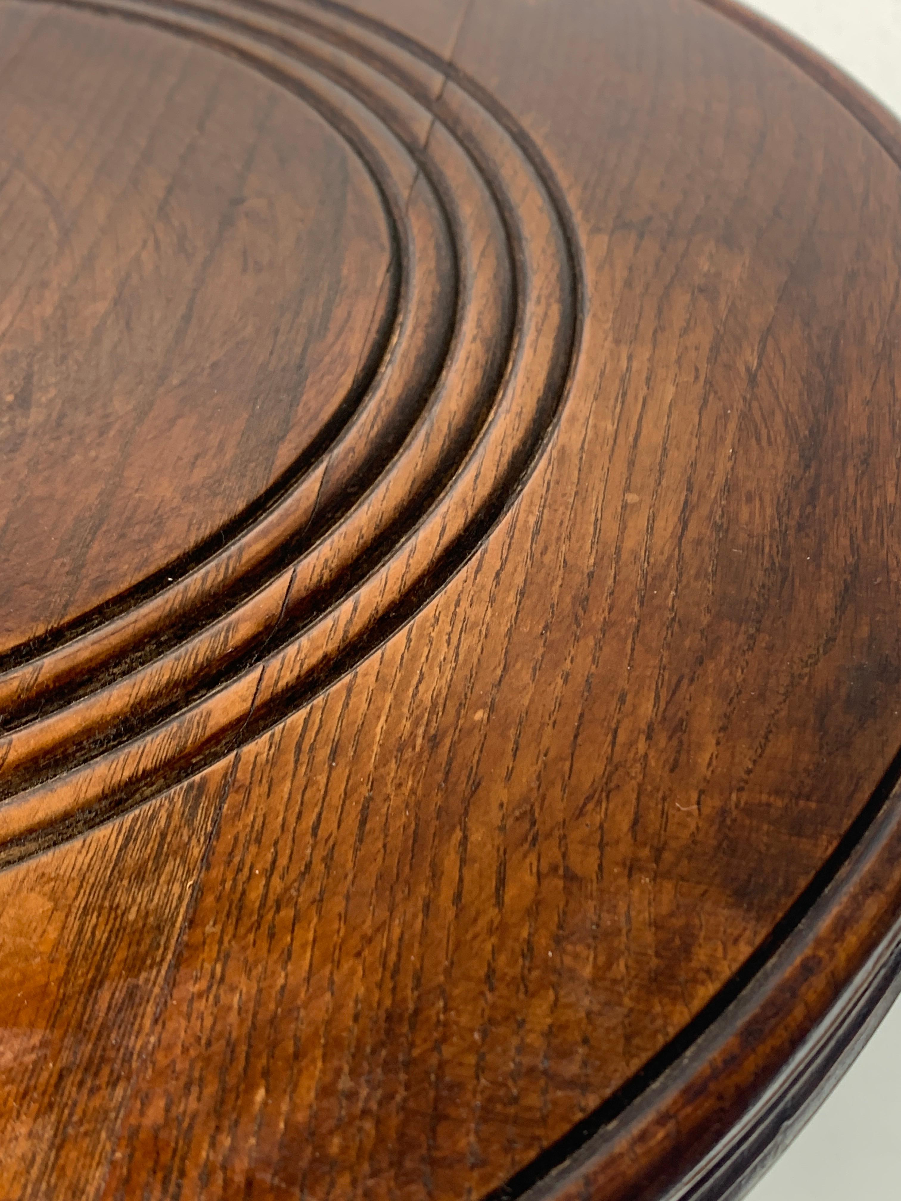 Tavolino da pressa per vino brutalista francese in Wood Wood tornito, anni '50 in vendita 9