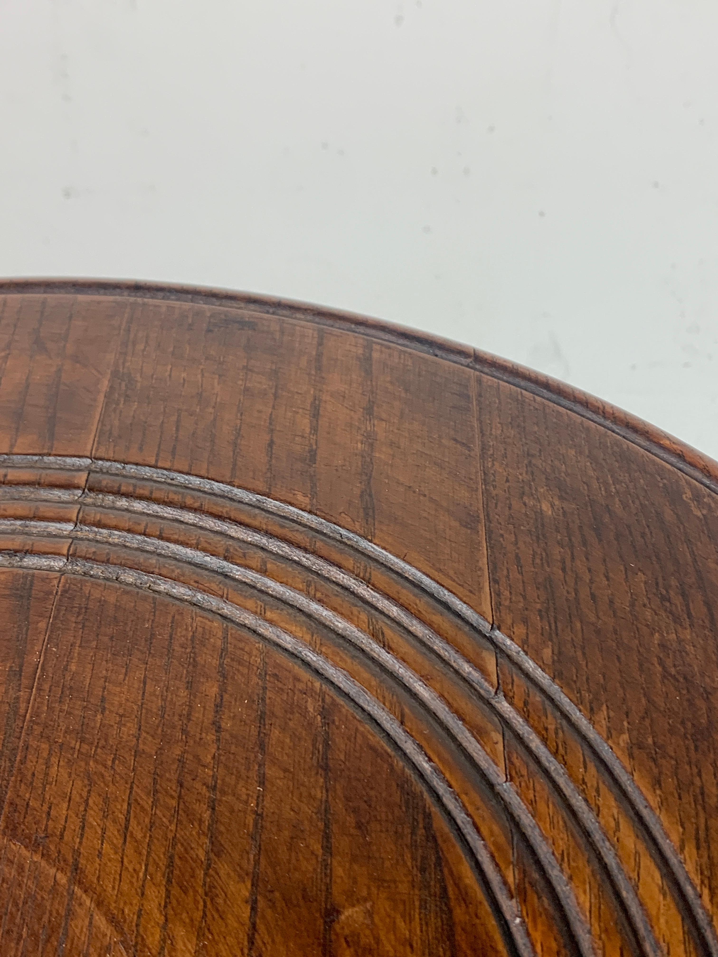 Tavolino da pressa per vino brutalista francese in Wood Wood tornito, anni '50 in vendita 10