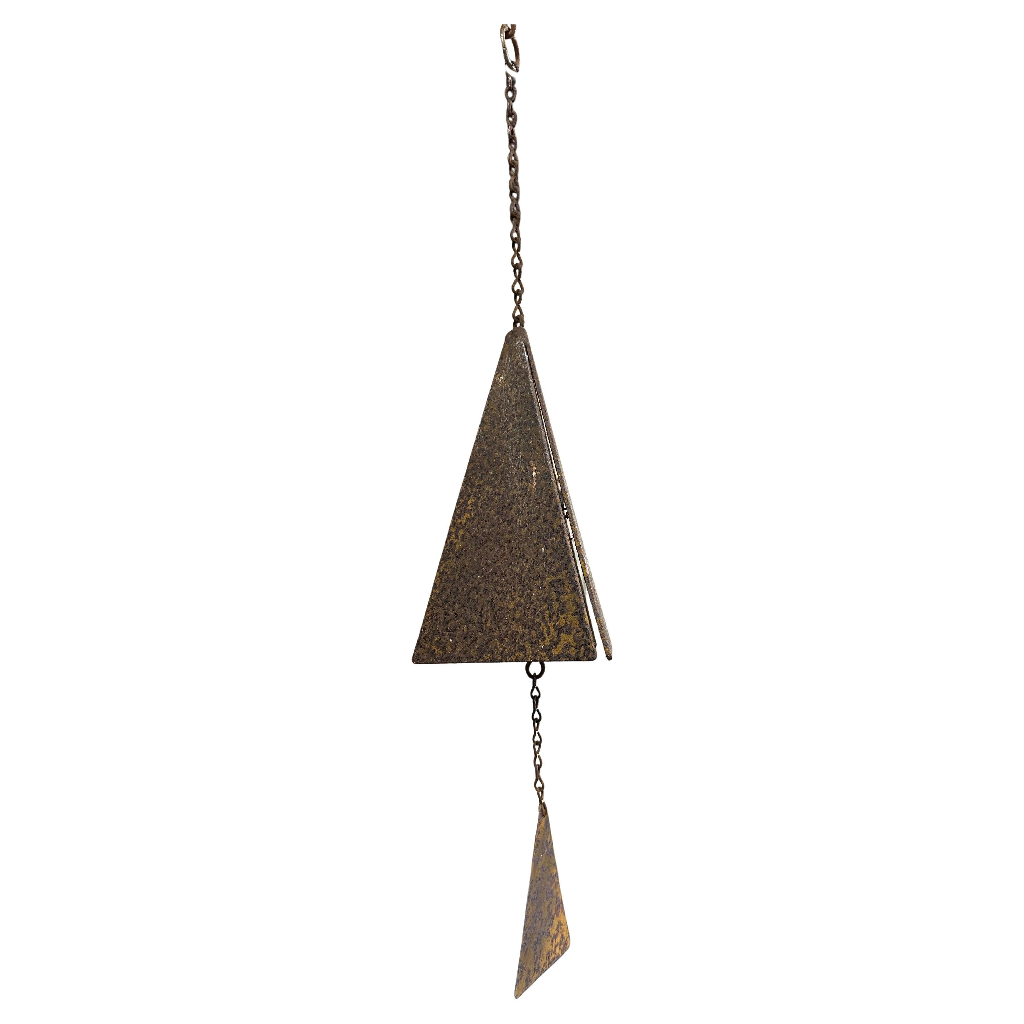 American Brutalist Geometric Wind Chime/Bell in the Style of Joe Coniff and North Country For Sale