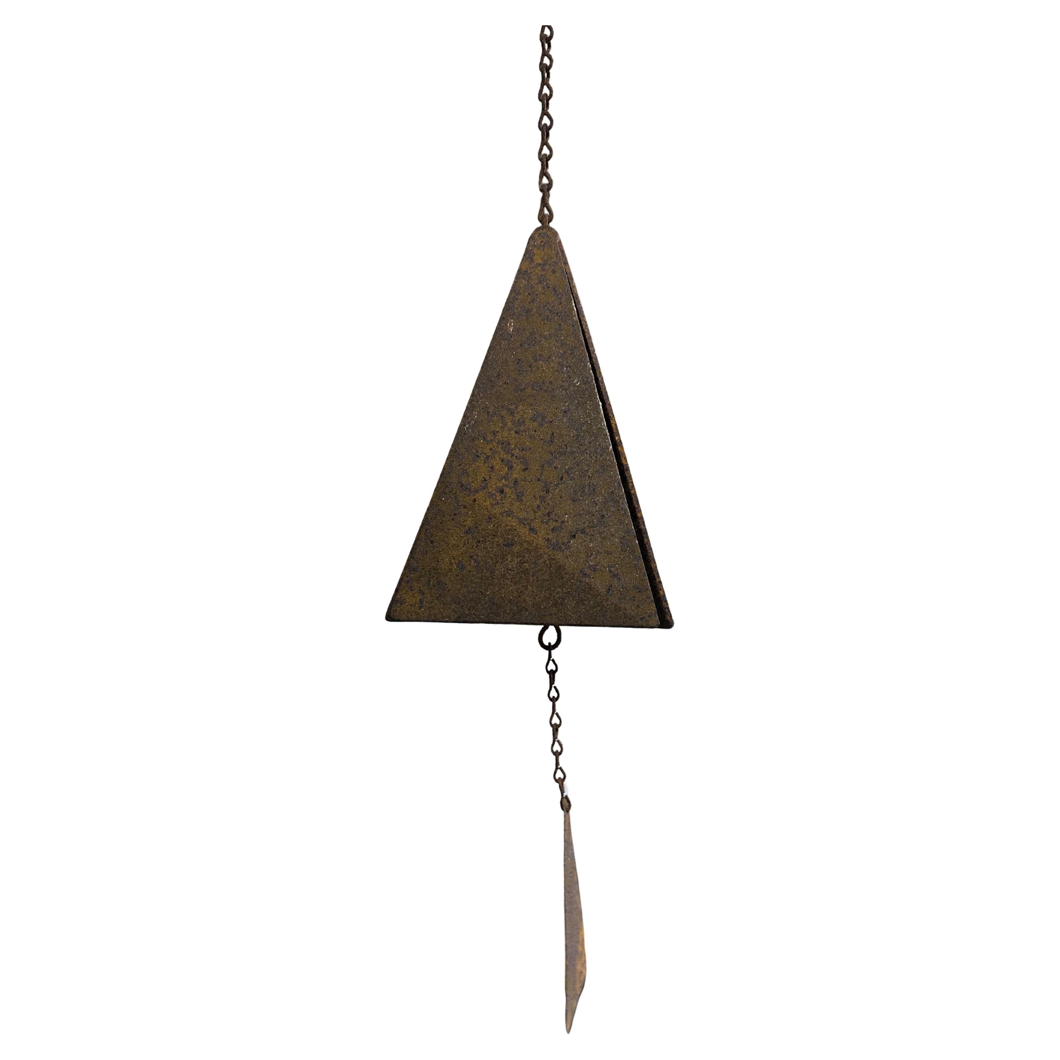 20th Century Brutalist Geometric Wind Chime/Bell in the Style of Joe Coniff and North Country For Sale
