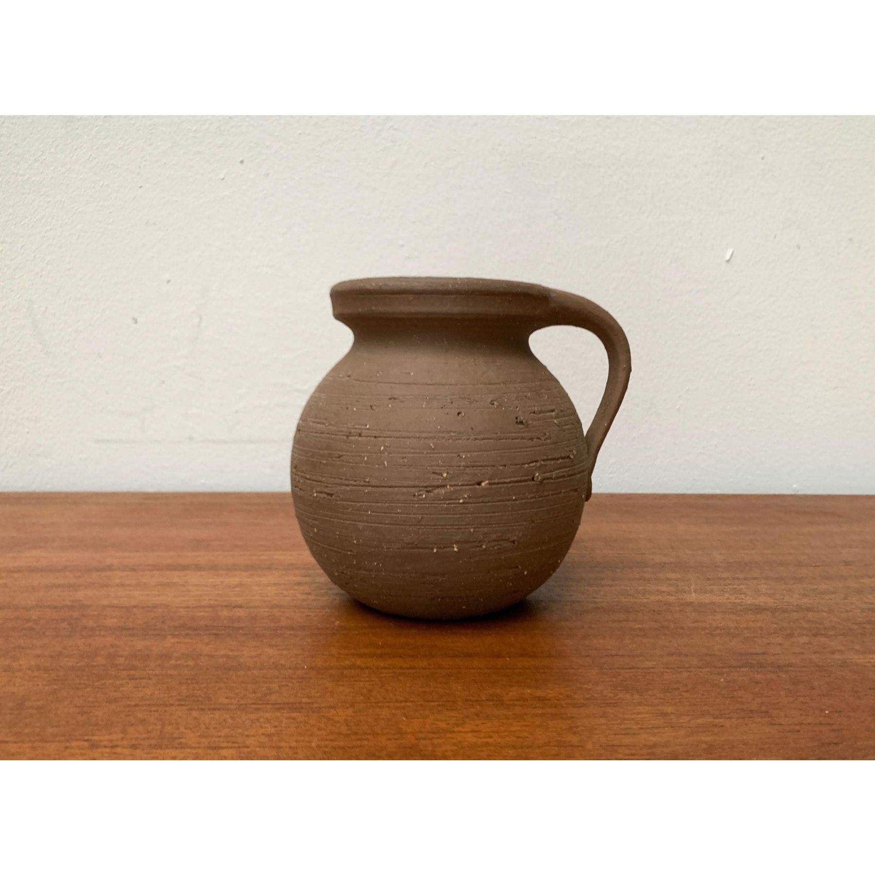 Ceramic Brutalist German Carafe Vase from Krösselbach Keramik, 1960s For Sale
