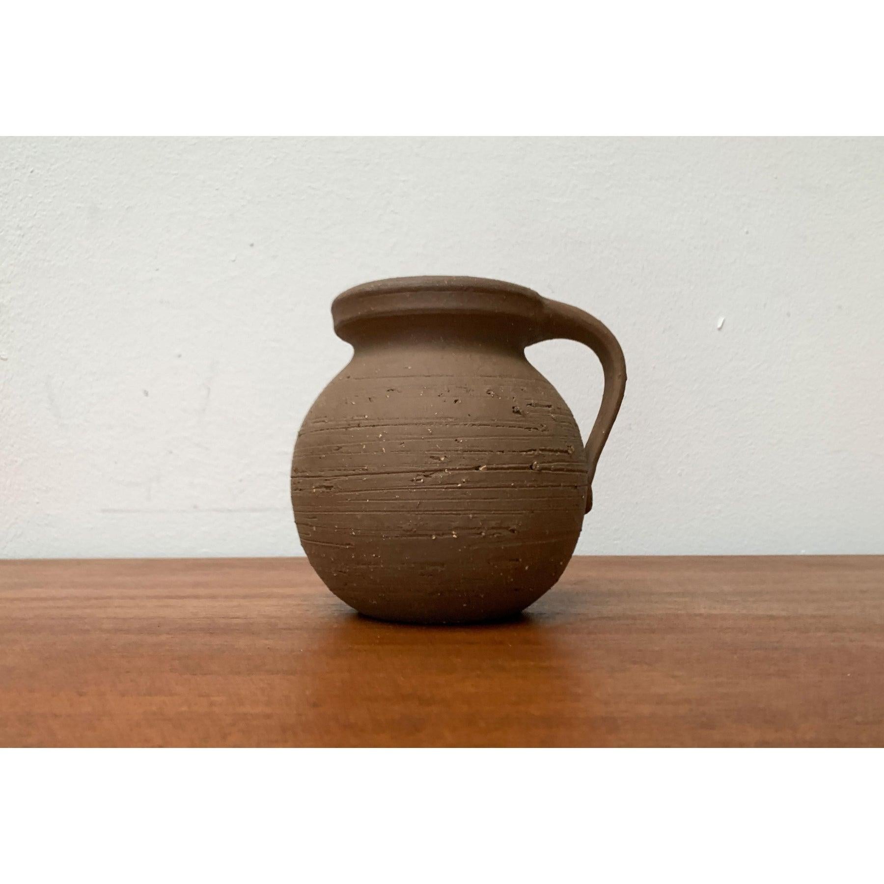 Brutalist German Carafe Vase from Krösselbach Keramik, 1960s For Sale 3