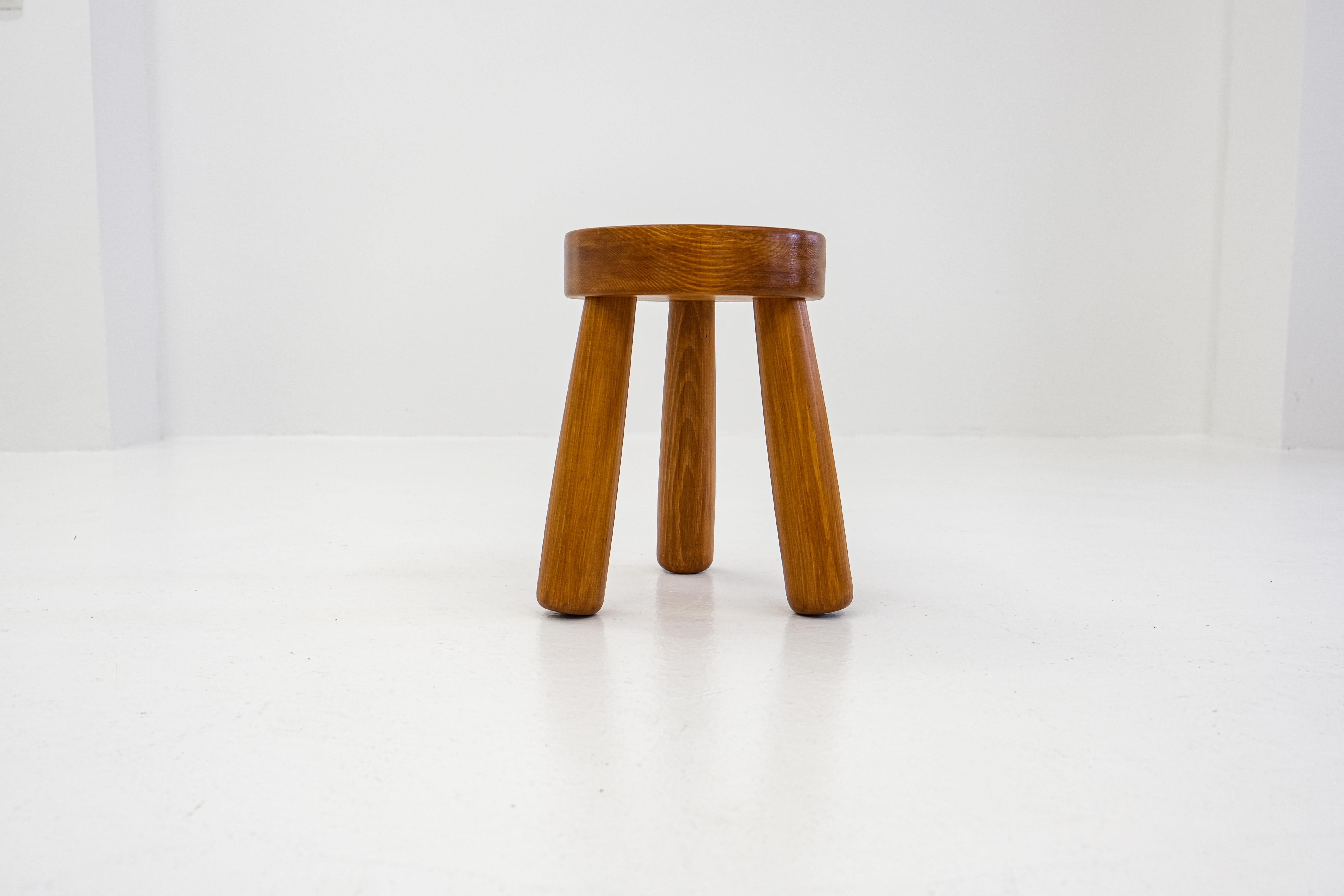 Brutalist Gröning Design tripod stool, Sweden, 1990s For Sale 5