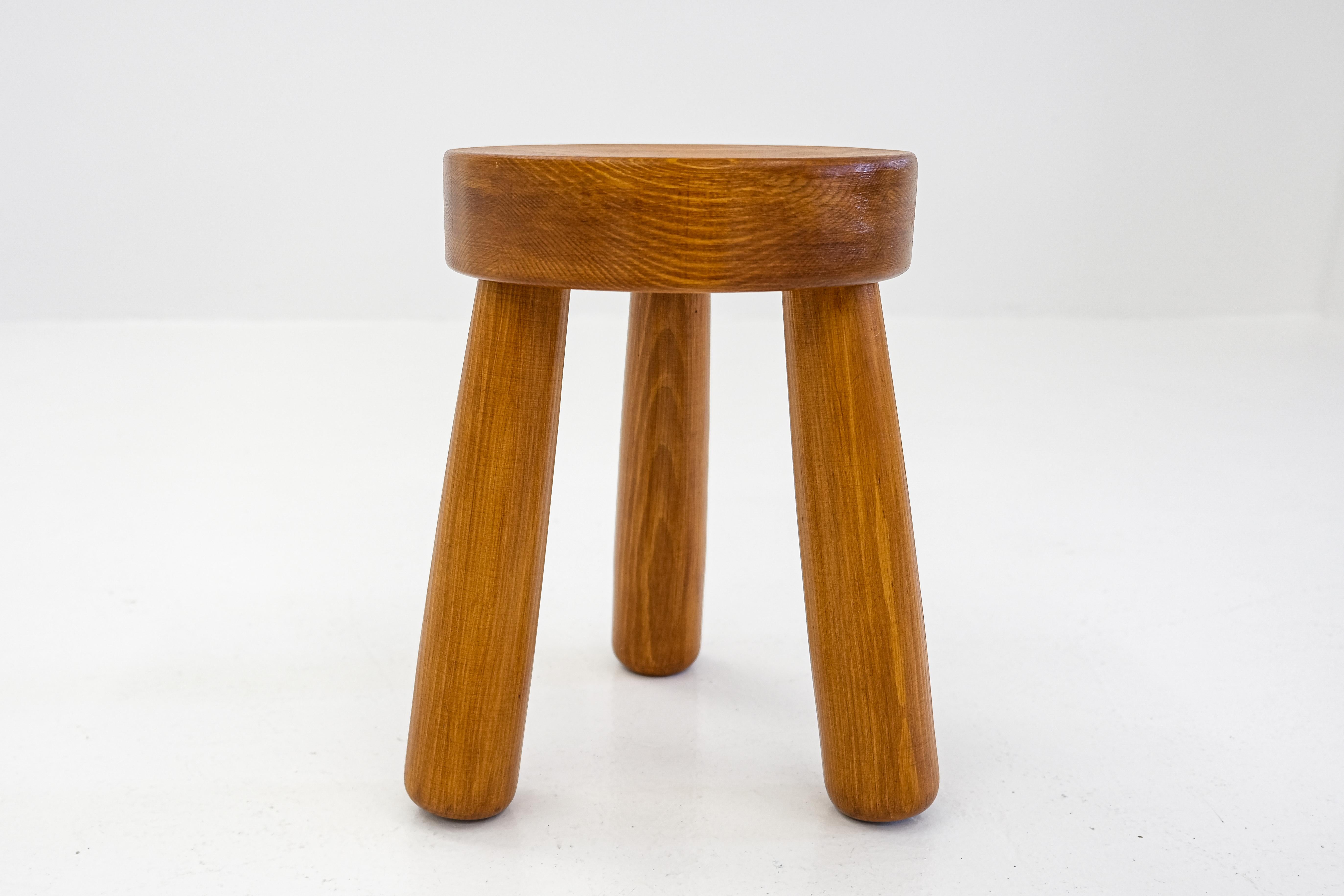 Brutalist Gröning Design tripod stool, Sweden, 1990s For Sale 2