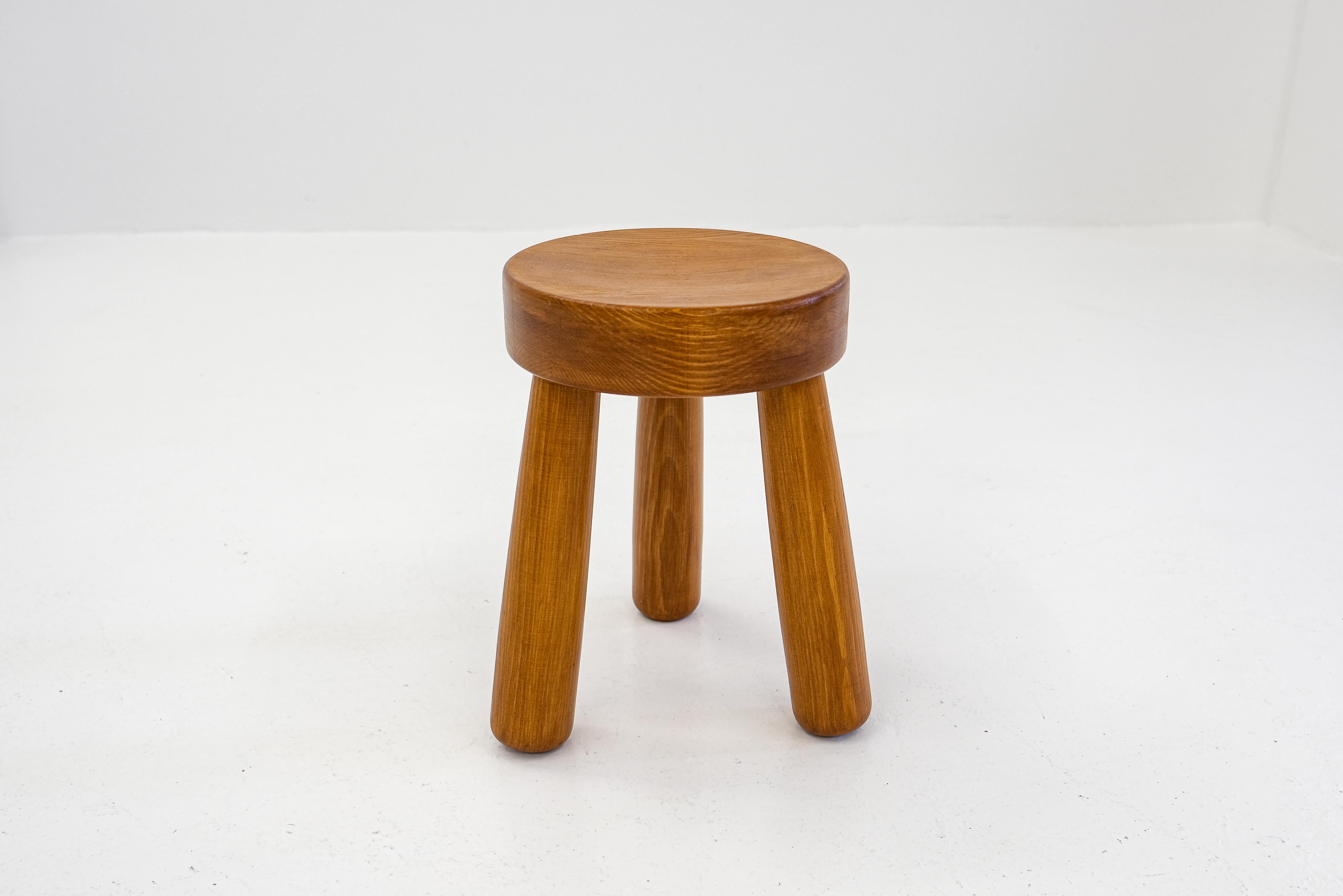 Brutalist Gröning Design tripod stool, Sweden, 1990s For Sale 3