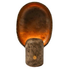 Lampe de table brutaliste, fabriquée à la main, lampe àdle par Streicher Goods