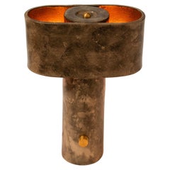 Brutalist, Handmade Ceramic Table Lamp, T-Top Lamp by Streicher Goods