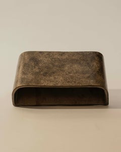 Brutalist Handmade Ceramic Wall Sconce, Envelope Sconce by Streicher Goods