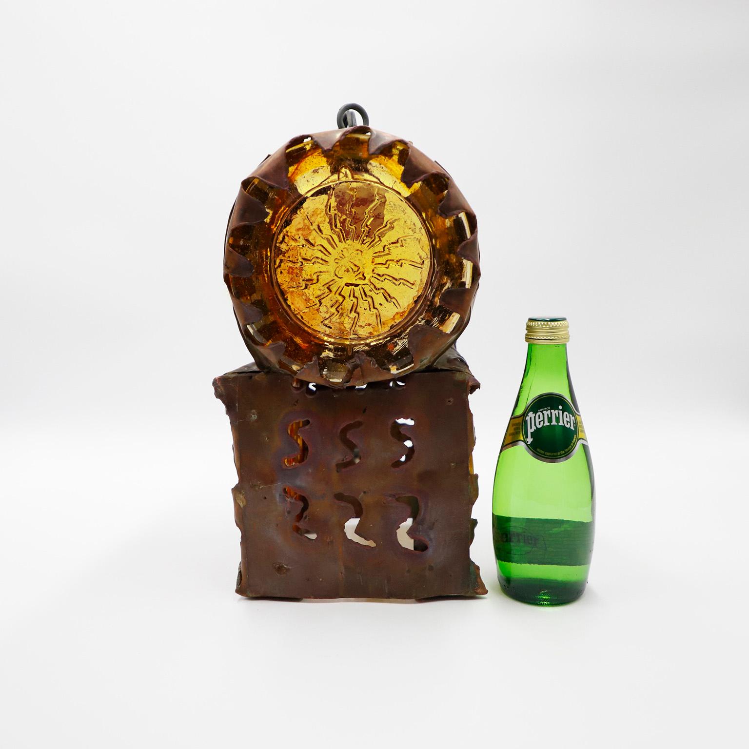 Mexican Brutalist Handmade Chandelier by Feders