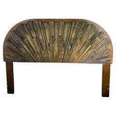 Brutalist Headboard by Lane Furniture Mosaic Collection Midcentury Modern