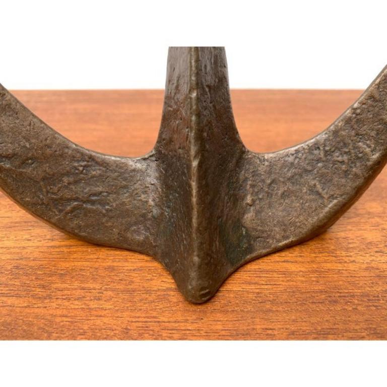 Brutalist Heavy Bronze 3-Arm Candleholder from Dalbeck, 1960s For Sale 4