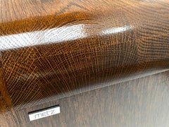Credenza brutalista in rovere pesante del designer d'interni olandese Metz degli anni '90