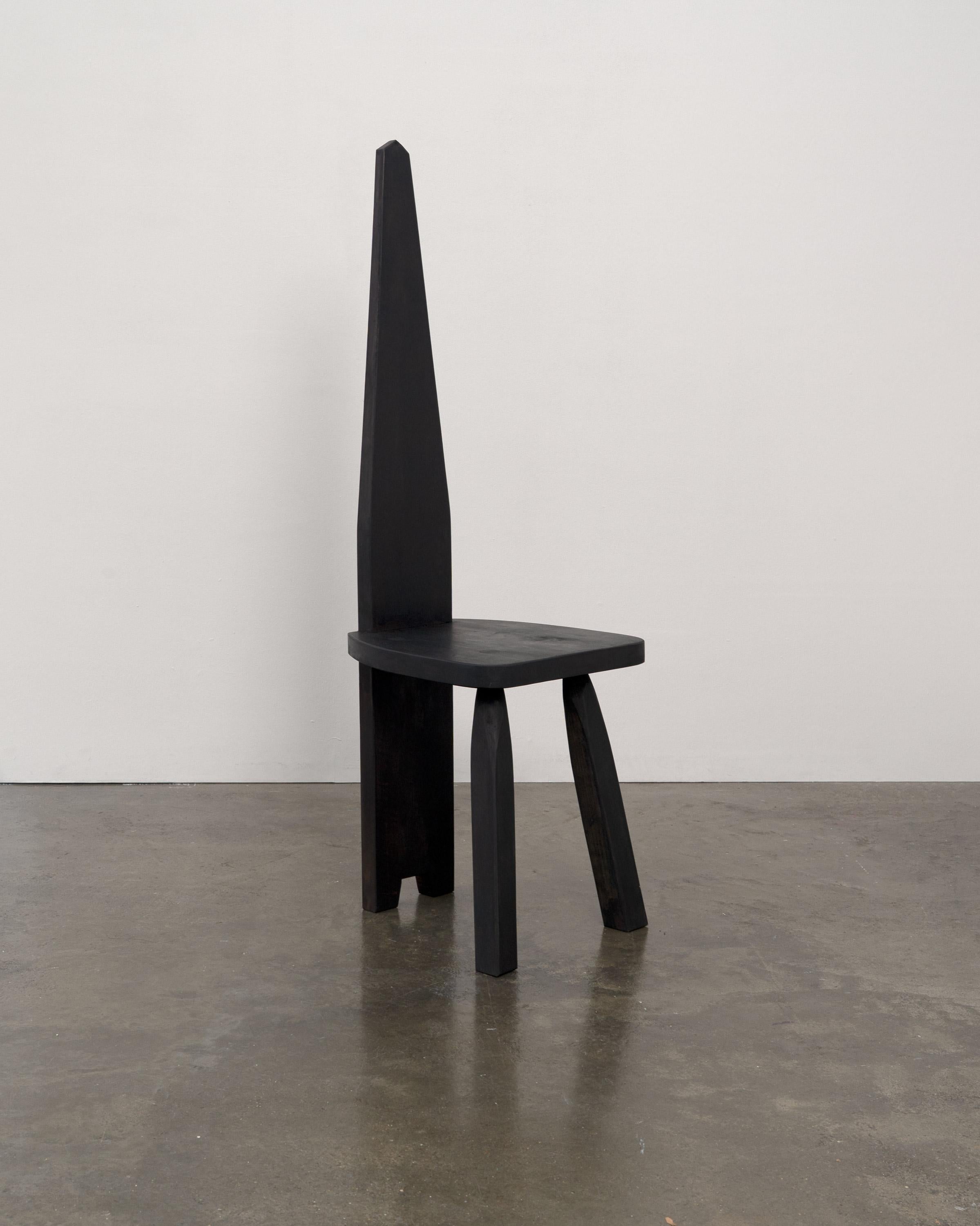 Brutalistischer Hochlehnstuhl im Angebot 4