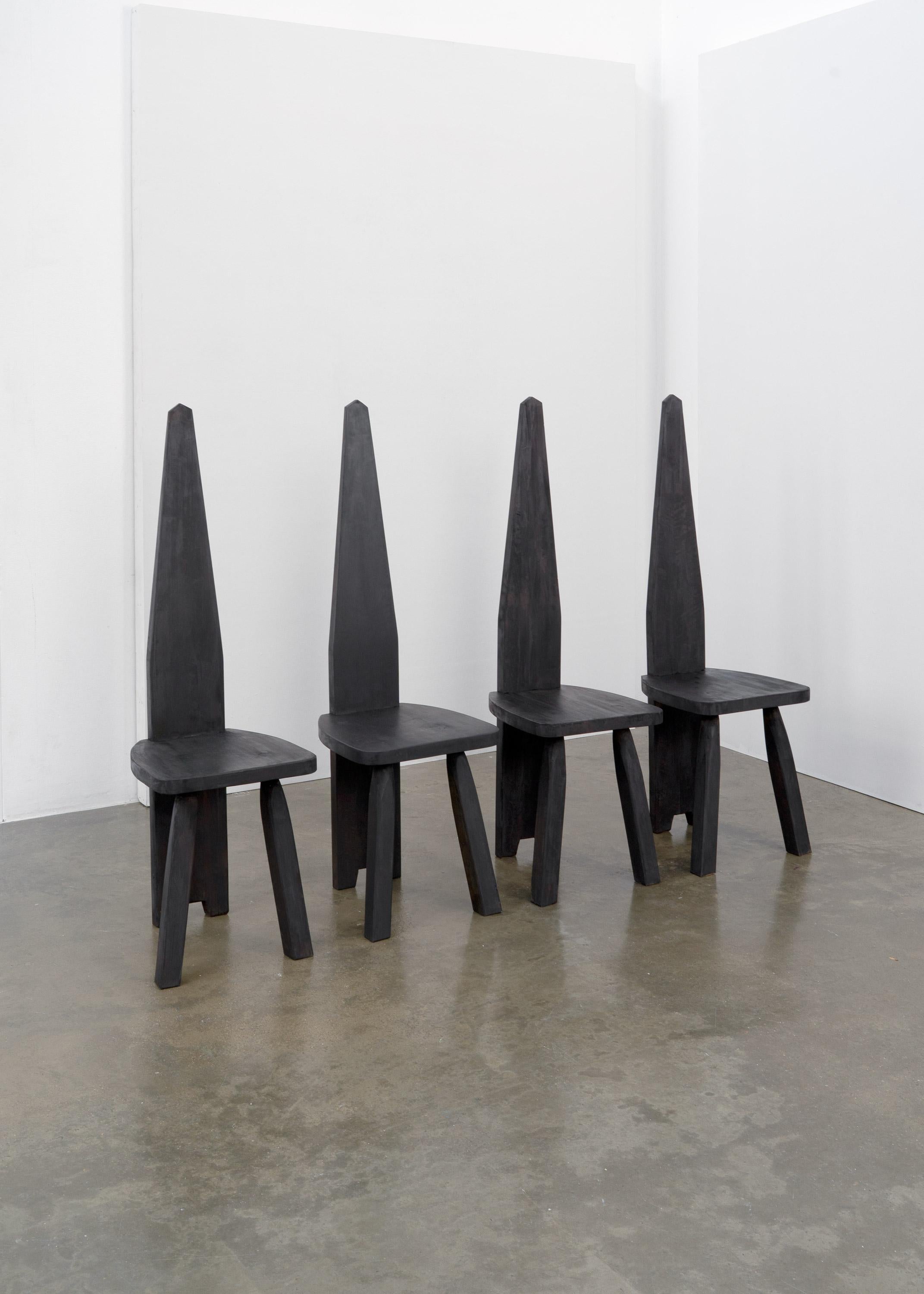 Brutalistischer Hochlehnstuhl im Angebot 1